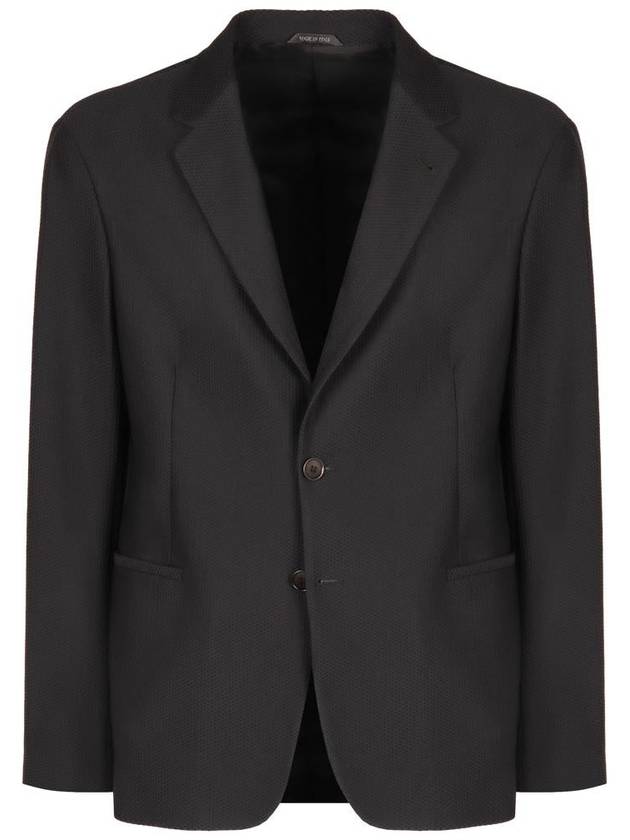 Giorgio Armani Single-Breasted Two-Button Blazer - GIORGIO ARMANI - BALAAN 1