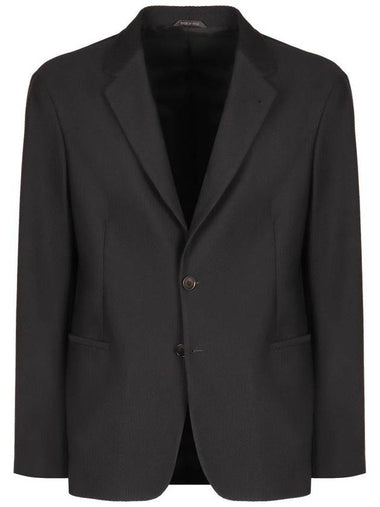 Giorgio Armani Single-Breasted Two-Button Blazer - GIORGIO ARMANI - BALAAN 1