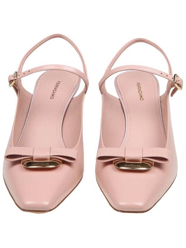 Salvatore Ferragamo Leather Slingback - SALVATORE FERRAGAMO - BALAAN 3