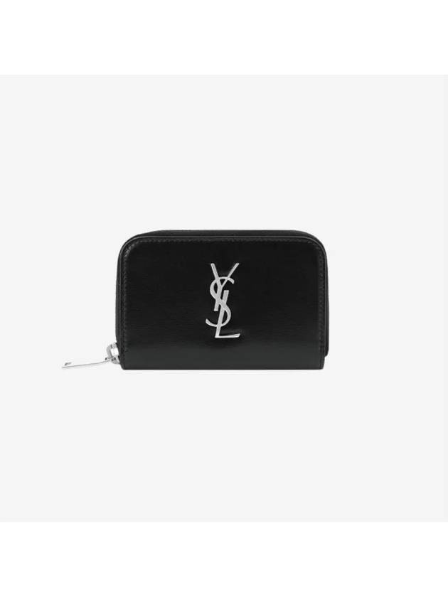 Saint Laurent Monogram Card Case Black Luxray - ETC - BALAAN 3