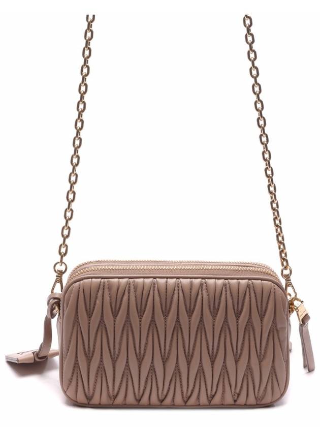 Materasse Nappa Leather Mini Bag Cameo - MIU MIU - BALAAN 5