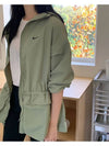 Women's Sportswear Everything Woven Oversized Jacket Green - NIKE - BALAAN 7