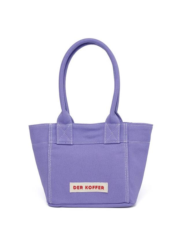 Shopper Canvas Mini Tote Bag Lavender - DER KOFFER - BALAAN 1