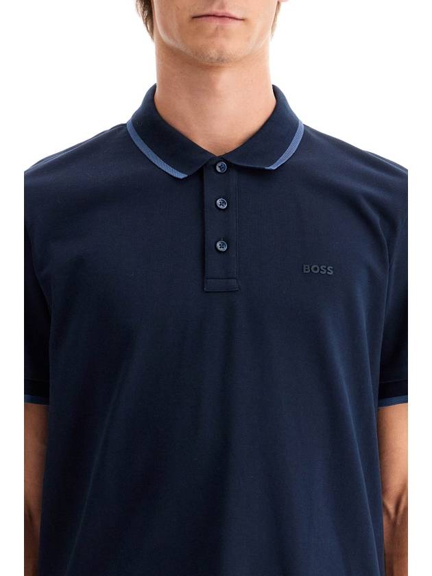 polo shirt with contrasting edges - HUGO BOSS - BALAAN 4