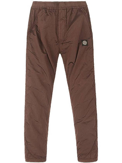 Men's Nylon Metal Ripstop Track Pants Brown - STONE ISLAND - BALAAN 2