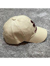 TYRONY Embroidered Logo Ball Cap Hat Ecru Red CQ001XFA A1C09A ECRD - ISABEL MARANT ETOILE - BALAAN 3