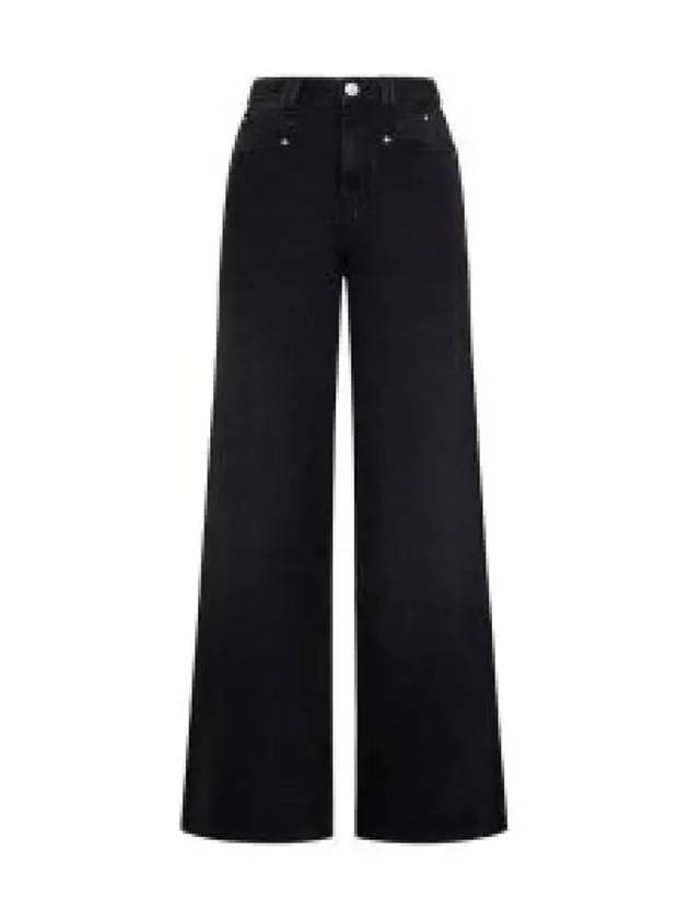 Denim Straight Pants PA0052FAB1H06I01BK Black - ISABEL MARANT - BALAAN 2