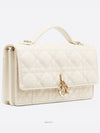 Miss Cannage Lambskin Mini Bag Latte - DIOR - BALAAN 4