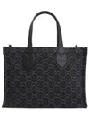 Ophidia GG Medium Denim Tote Bag Grey Black - GUCCI - BALAAN 5