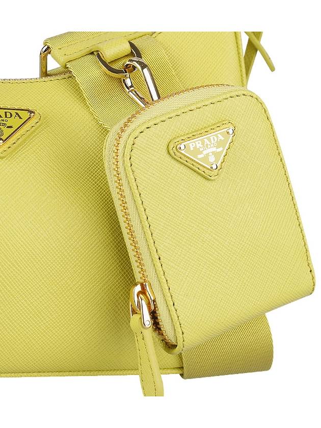 Re-Edition 2005 Saffiano Leather Shoulder Bag Yellow - PRADA - BALAAN 10