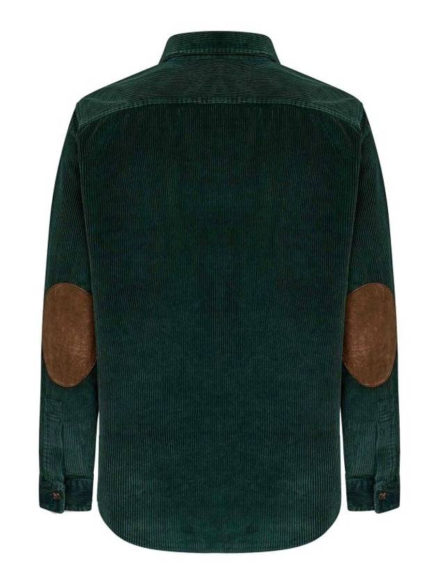 Corduroy Long Sleeve Shirt Green - POLO RALPH LAUREN - BALAAN 3