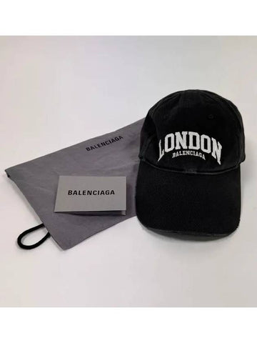 Women s Black City London Baseball Cap 680741410B20107 - BALENCIAGA - BALAAN 1