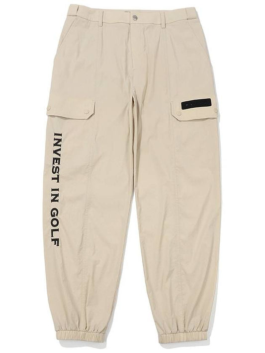 Ice jogger pants BEIGE MAN - MALBON GOLF - BALAAN 1