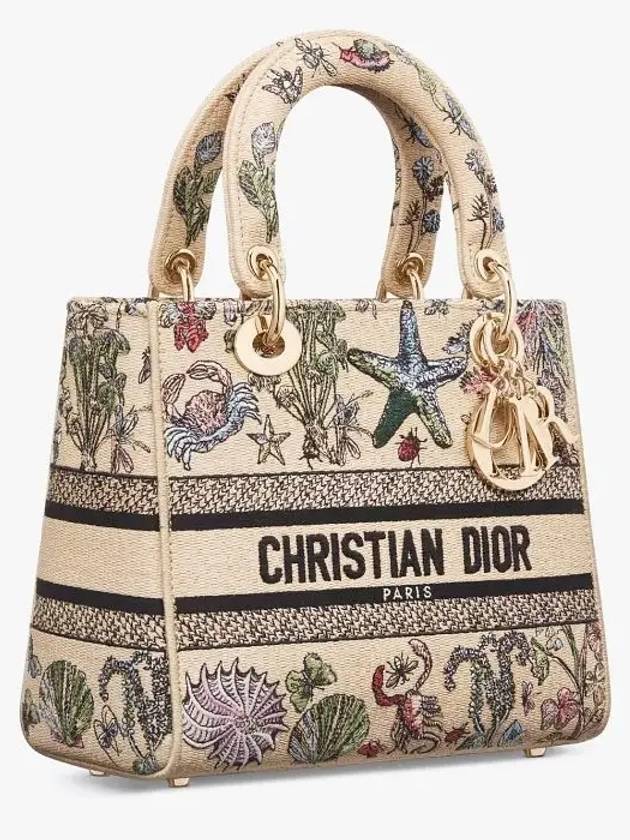 Lady D-Lite Cabinet de Curiosités Medium Tote Bag Beige - DIOR - BALAAN 3