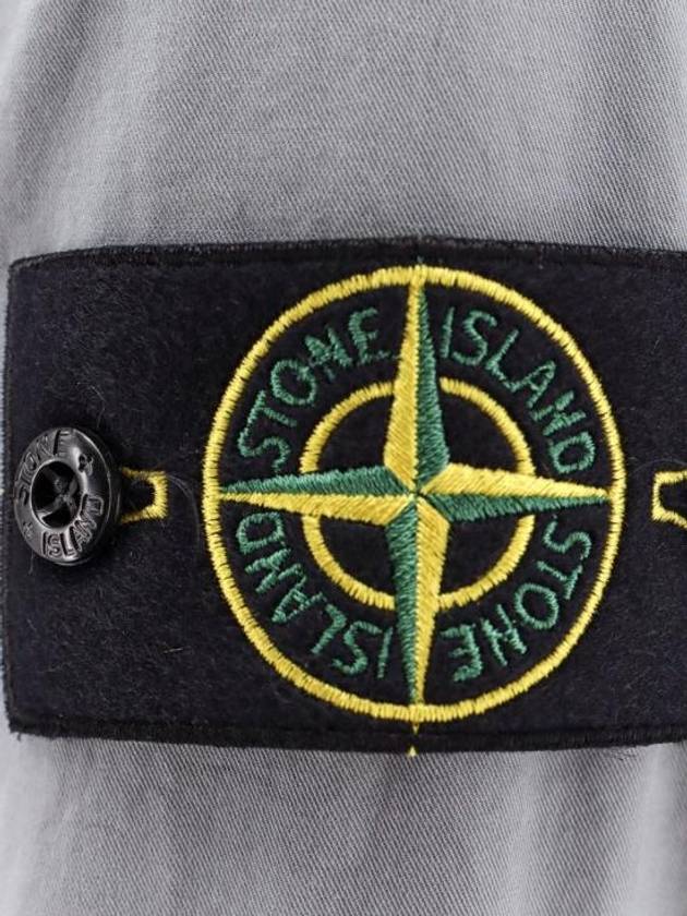 Wapen Zip-Up Jacket Grey - STONE ISLAND - BALAAN 4