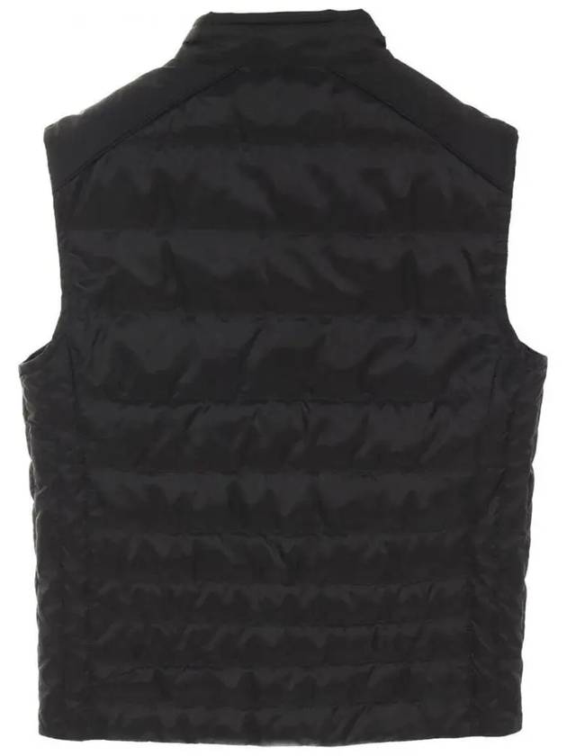 Triangle Logo Padded Vest Black - PRADA - BALAAN 4