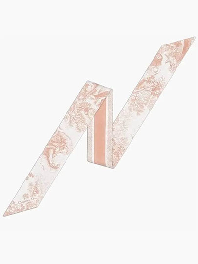 Toile de Jouy Sauvage Mitzah Silk Twill Scarf Ivory Pink - DIOR - BALAAN 2