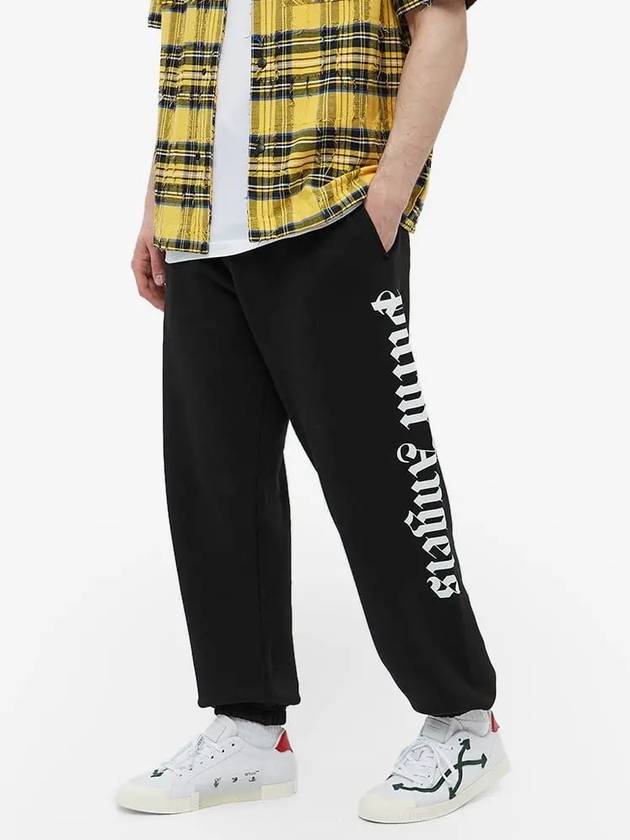 Side Logo Training Track Pants Black - PALM ANGELS - BALAAN 4