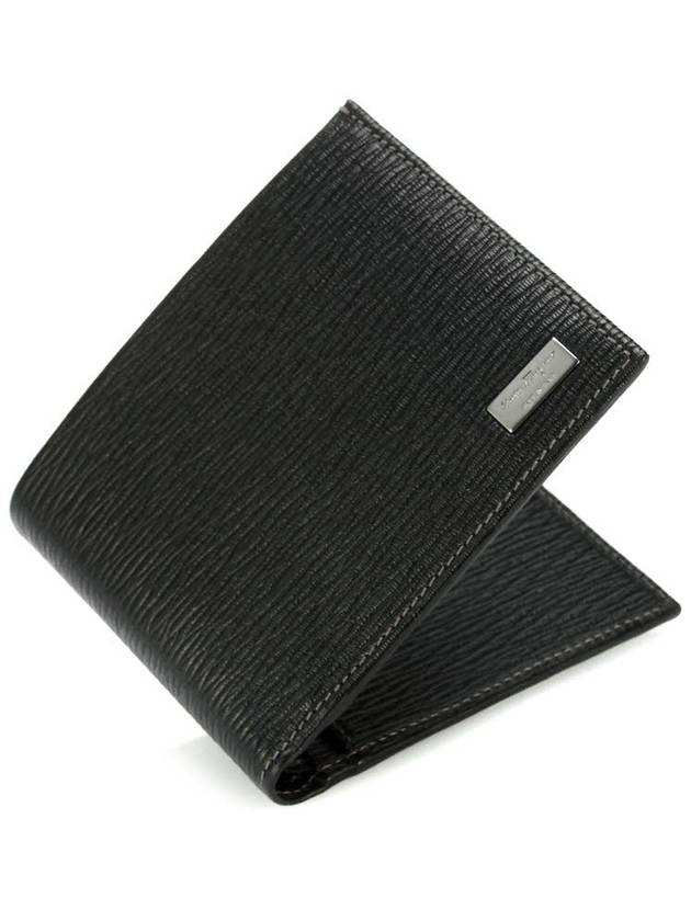 Men's Classic Logo Half Wallet Black - SALVATORE FERRAGAMO - BALAAN 11