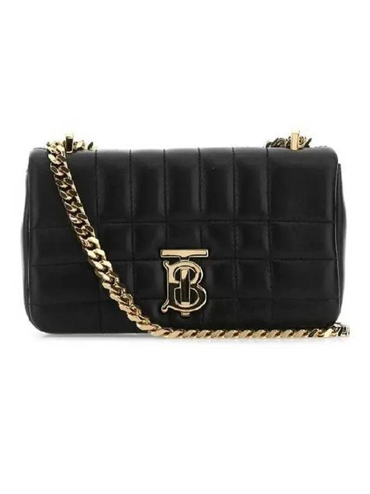 Quilted Lula Mini Leather Cross Bag Black - BURBERRY - BALAAN 2