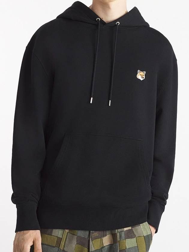 Fox Head Patch Regular Hoodie Black - MAISON KITSUNE - BALAAN 5