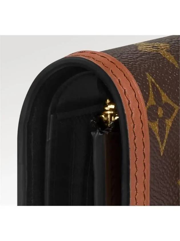 Monogram Dauphine Compact Half Wallet Brown - LOUIS VUITTON - BALAAN 3