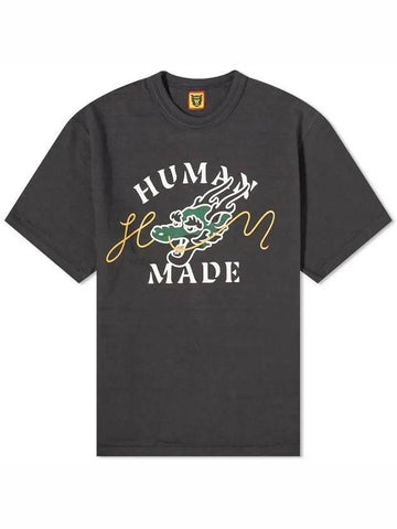 Graphic Dragon Short Sleeve T Shirt Black - HUMAN MADE - BALAAN 1