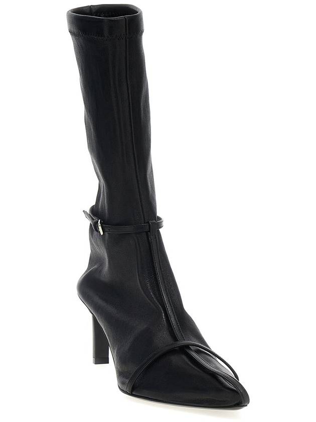 Jil Sander Strap Ankle Boots - JIL SANDER - BALAAN 2