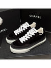 CC point velvet low top sneakers black - CHANEL - BALAAN 2