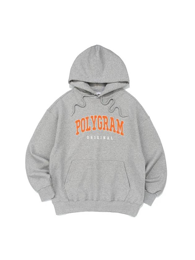 OG LOGO VINTAGE HOOD TEE MELANGE - POLYGRAM - BALAAN 2