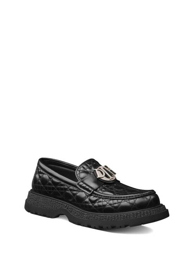 Buffalo Leather Loafers Black - DIOR - BALAAN 3