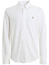 Pony Logo Cotton Long Sleeve Shirt White - POLO RALPH LAUREN - BALAAN 2