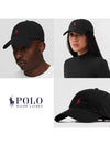 Embroidered Pony Ball Cap Black - POLO RALPH LAUREN - BALAAN 2