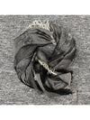 Weekend ADITO Jacquard Muffler Scarf Cashmere Black 2425546064600 002 - MAX MARA - BALAAN 1