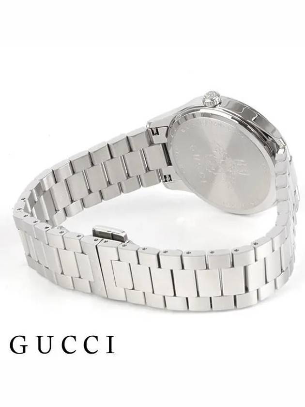 G Timeless Bee 32mm Steel Watch Gold Silver YA1265035 - GUCCI - BALAAN 5