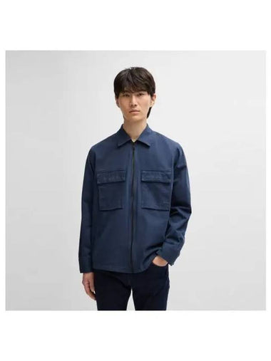 Denim shirt jacket overfit 50520107 464 - BOSS - BALAAN 1