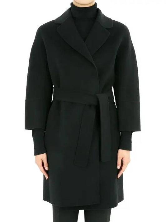 Women s Arona Virgin Wool Coat Black 2429016111600 013 - MAX MARA - BALAAN 2