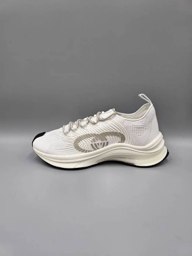 GG Run Mesh Low Top Sneakers White - GUCCI - BALAAN 4