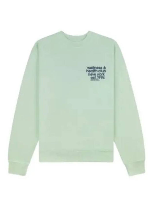 24 USA Health Club Crewneck ThymeNavy WS067S410UT sweatshirt - SPORTY & RICH - BALAAN 1