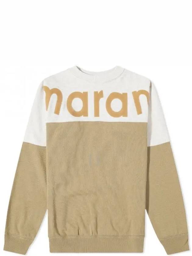 Howley Logo Crew Neck Sweatshirt Khaki - ISABEL MARANT - BALAAN 2