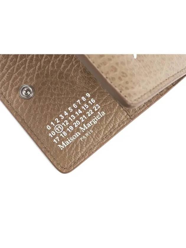 Stitch Leather Compact Half Wallet Biche - MAISON MARGIELA - BALAAN 6