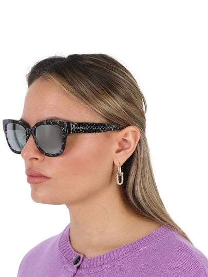 Coach Light Silver Flash Butterfly Ladies Sunglasses HC8379U 55201U 54 - COACH - BALAAN 2