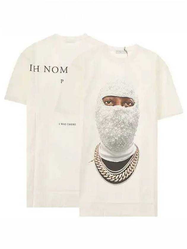 NUS20231 081 Future Archive Printing Short Sleeve T Shirt White Men s TR 270432 - IH NOM UH NIT - BALAAN 1