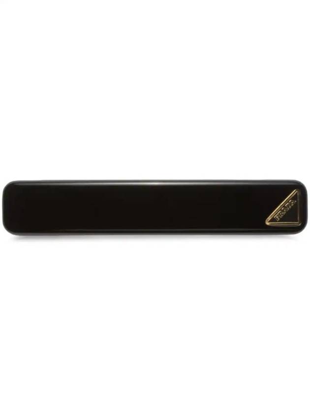 Plexiglas Hair Clip Black - PRADA - BALAAN 1