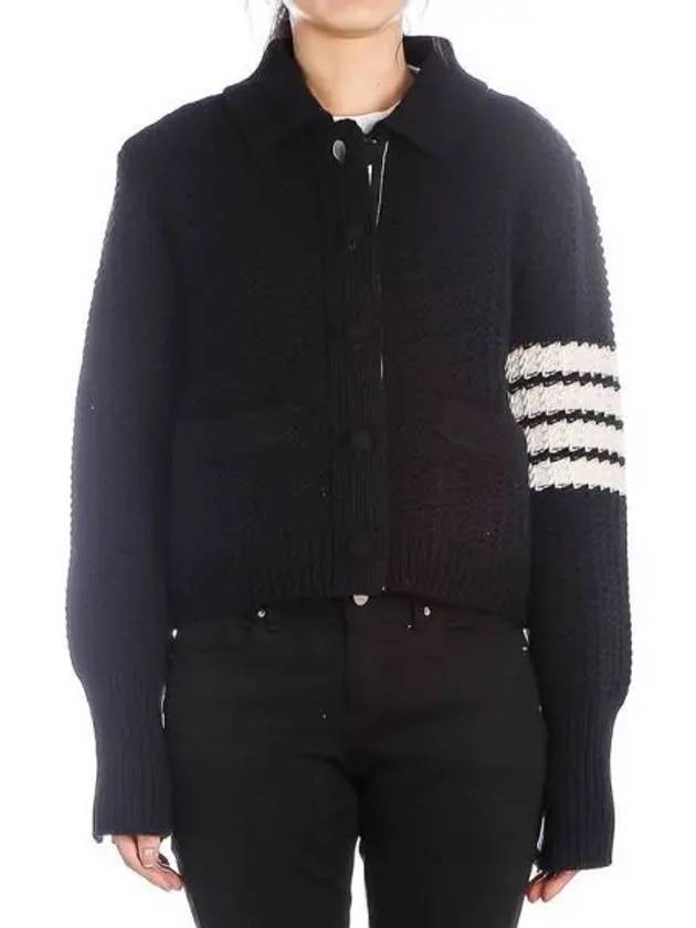 Women s line armband cardigan 270878 - THOM BROWNE - BALAAN 1