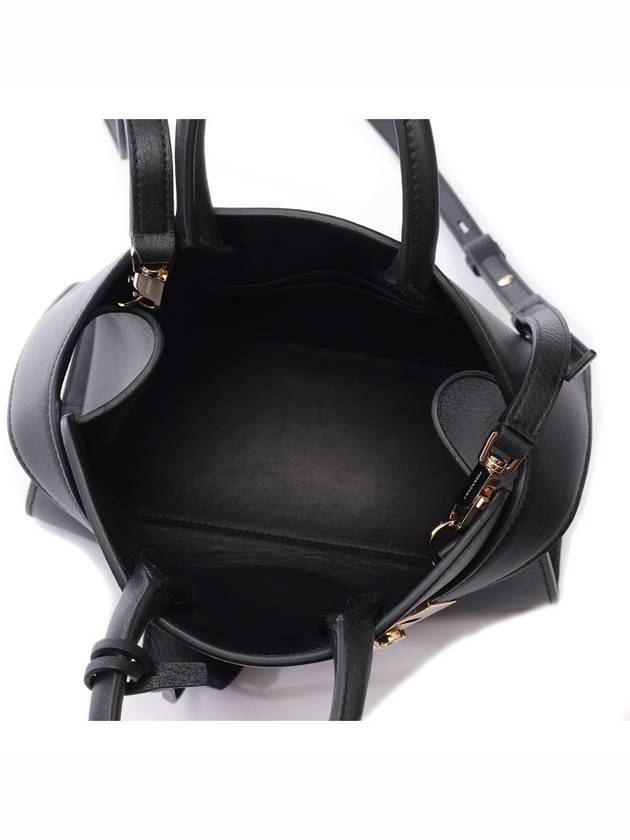 Hug Mini Bag Black - SALVATORE FERRAGAMO - BALAAN 7