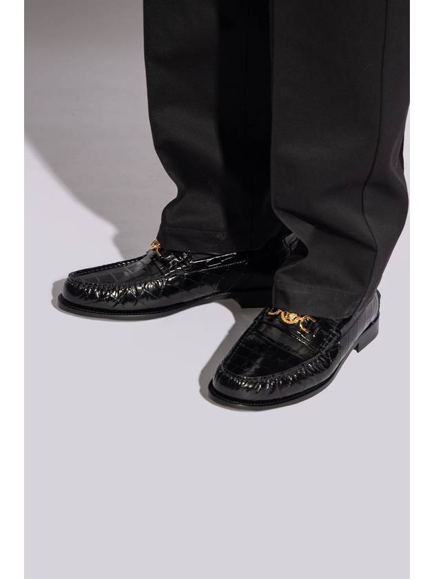 Loafer 10135921A098811B00V Black - VERSACE - BALAAN 3