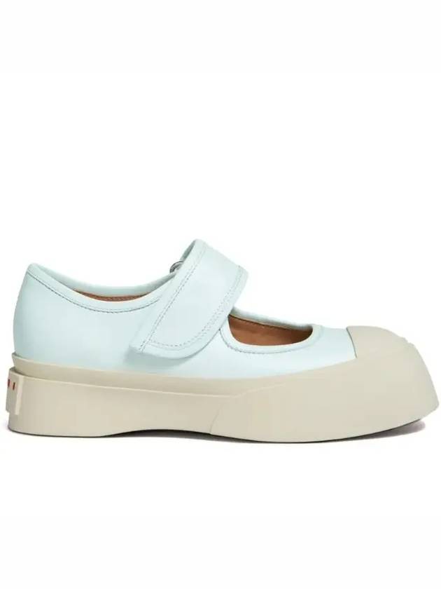 Nappa Leather Mary Jane Low Top Sneakers Mint - MARNI - BALAAN 2