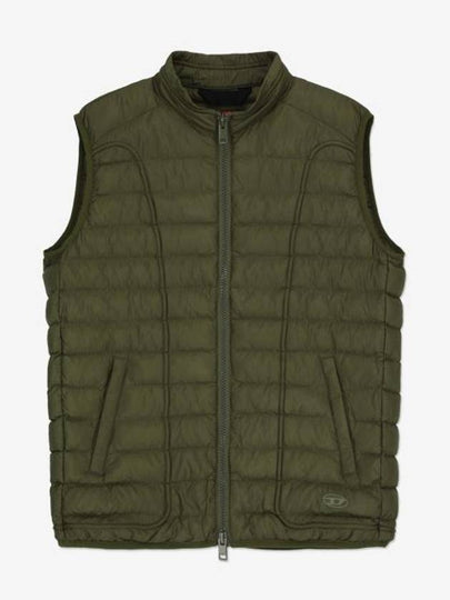 W Hawkyl SL Padded Vest Green - DIESEL - BALAAN 2