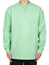 Acne Logo Print Sweatshirt Mint Green BI0082 - ACNE STUDIOS - BALAAN 2